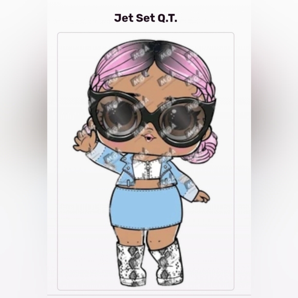 MGA LOL Surprise Dolls Limited Edition Jet Set Q.T. & Lil Sis Jet Set Q.T. - Picture 4 of 5